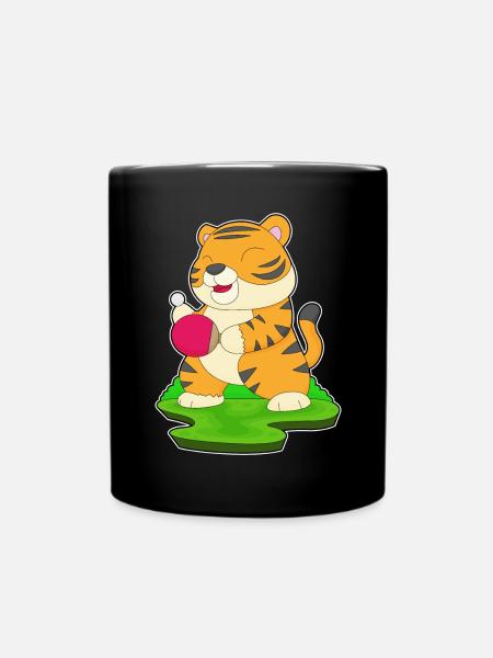 Raquette de tennis de table Tiger - Mug uni - noir