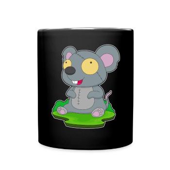 Mouse Halloween Zombie - Full Colour Mug - black - Front