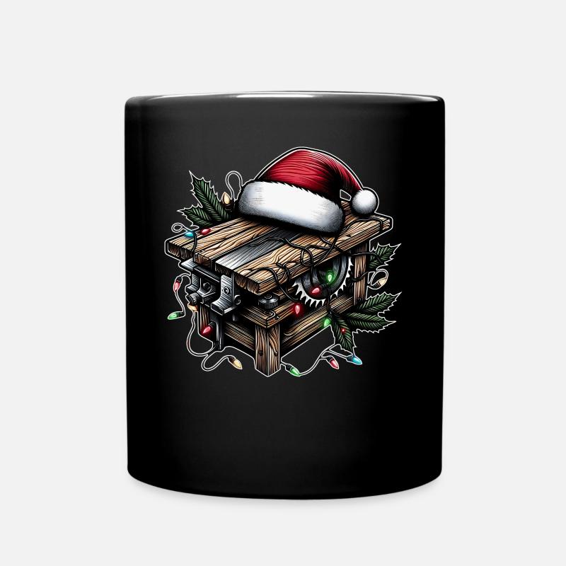 Menuisier Menuiserie Menuiserie Noël - Mug uni - noir