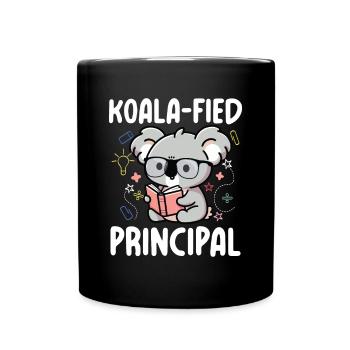 Koala-fied Principal - Tasse einfarbig - Schwarz - Vorne