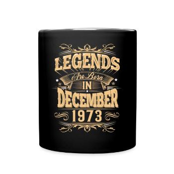 Légende de l’anniversaire de décembre 1973 - Mug uni - noir - Devant