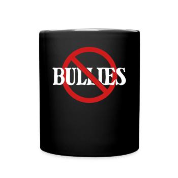 Keine Tyrannen hören auf, zu schikanieren. Freundl - Tasse einfarbig - Schwarz - Vorne