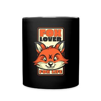 Renard Amoureux Pour La Vie Caninae Renard Rouge Canidés Renard - Mug uni - noir - Devant