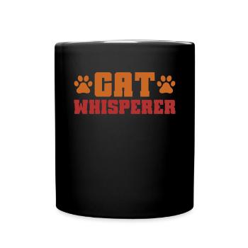 Cat Mom Gifts - Tasse einfarbig - Schwarz - Vorne