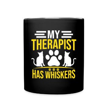 Cat Mom Gifts - Tasse einfarbig - Schwarz - Vorne