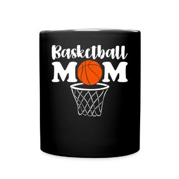 Basketball Mom Mommy - Full Colour Mug - black - Front