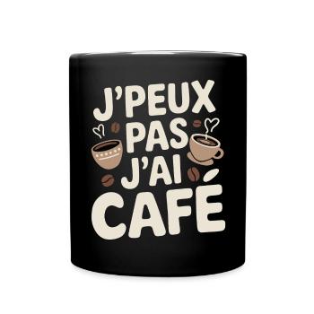 Coffee Humor Gift For Coffee Lovers - Full Colour Mug - black - Front