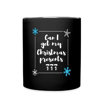 Naughty Christmas Humor Christmas Gifts - Full Colour Mug - black - Front