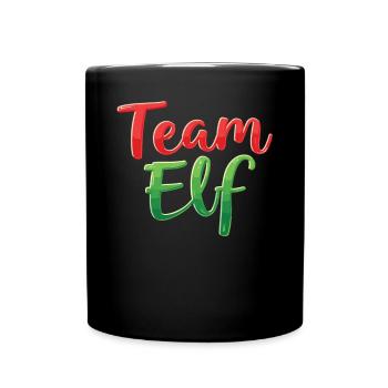 Équipe Elfe Onze Elfes Elfes Noël Onze Noël - Mug uni - noir - Devant