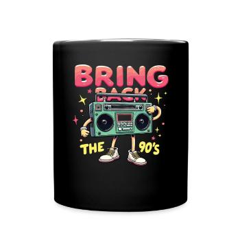 Ramenez la boombox rétro des années 90 - Mug uni - noir - Devant