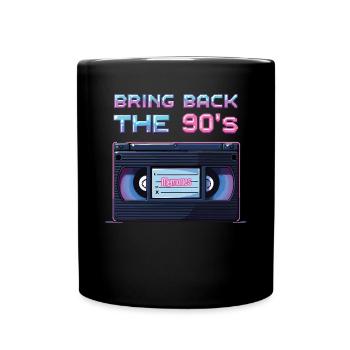 Ramenez la boombox rétro des années 90 - Mug uni - noir - Devant