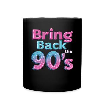 Ramenez la boombox rétro des années 90 - Mug uni - noir - Devant