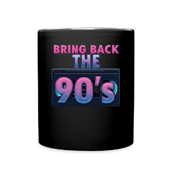 Ramenez la boombox rétro des années 90 - Mug uni - noir - Devant