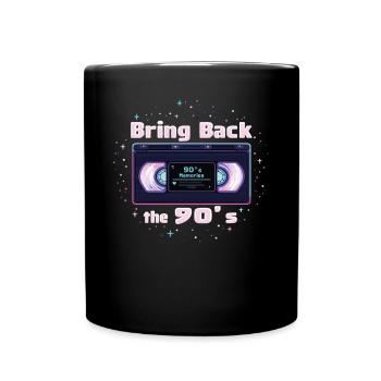 Ramenez la boombox rétro des années 90 - Mug uni - noir - Devant