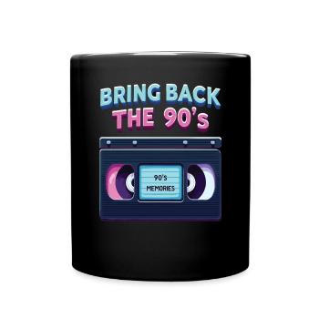 Ramenez la boombox rétro des années 90 - Mug uni - noir - Devant