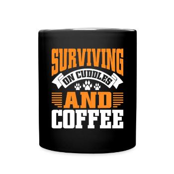Cat Mom Gifts - Tasse einfarbig - Schwarz - Vorne