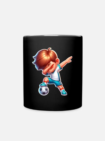 Soccer Soccer Dabbing - Mug uni - noir