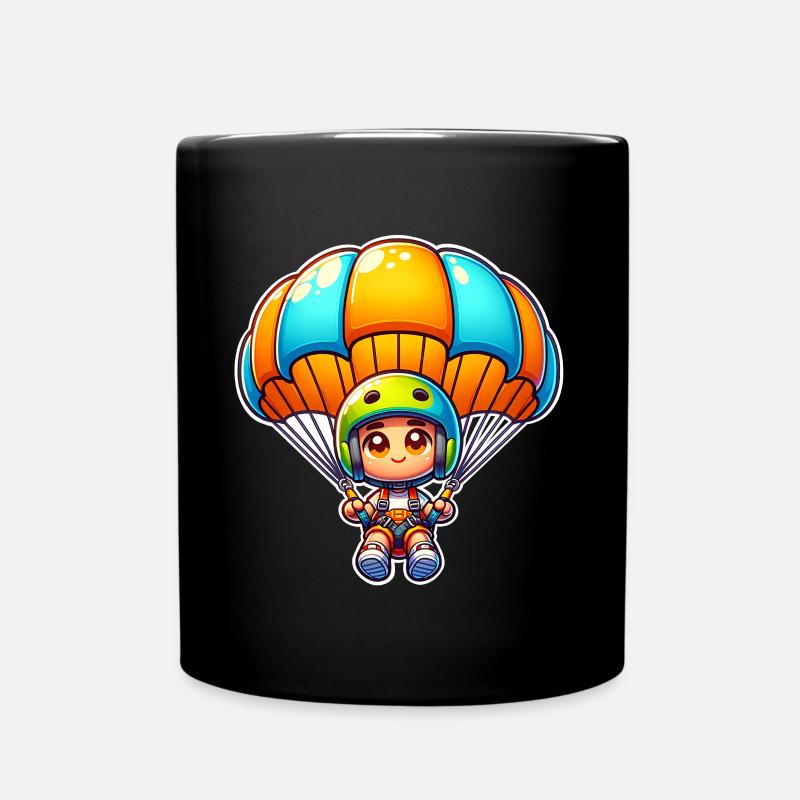 Parachutisme - Mug uni - noir