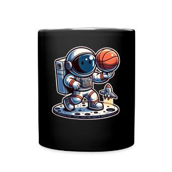 Astronaute de basket-ball - Mug uni - noir - Devant