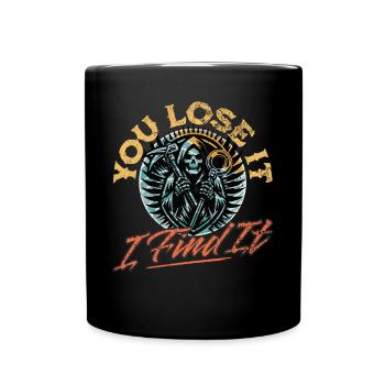 Détecteur de métaux de sonde - Mug uni - noir - Devant