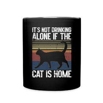 Cat Mom Gifts - Tasse einfarbig - Schwarz - Vorne
