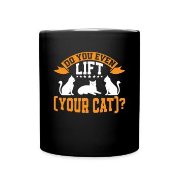 Cat Mom Gifts - Tasse einfarbig - Schwarz - Vorne