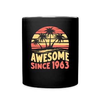 Génial depuis 1963 Anniversaire - Mug uni - noir - Devant