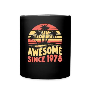 Génial depuis 1978 Anniversaire - Mug uni - noir - Devant