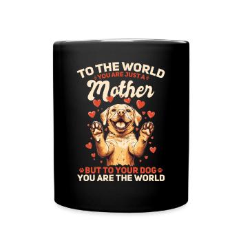 Labrador Lover Dog Owner - Full Colour Mug - black - Front