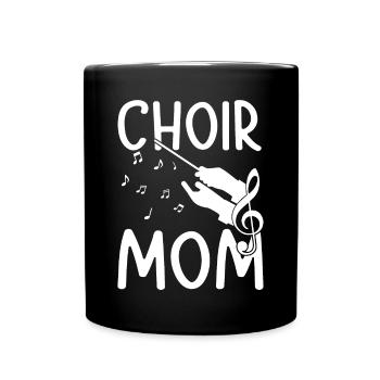 Chorale Maman Drôle Chanteur Chant Choriste - Mug uni - noir - Devant