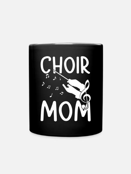 Chorale Maman Drôle Chanteur Chant Choriste - Mug uni - noir