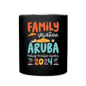 Aruba Caribbean Summer Ocean Beach Gift - Full Colour Mug - black - Front