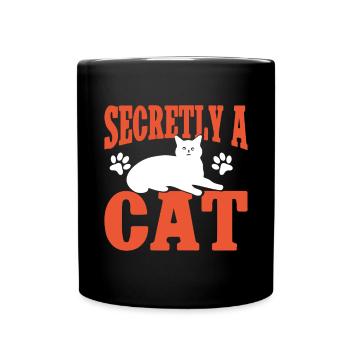 Cat Mom Gifts - Tasse einfarbig - Schwarz - Vorne