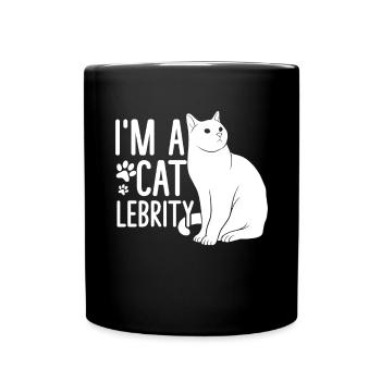 Cat Mom Gifts - Tasse einfarbig - Schwarz - Vorne