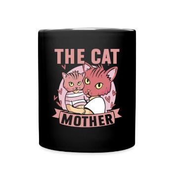 Cat Mom Gifts - Tasse einfarbig - Schwarz - Vorne
