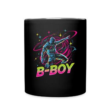 B-Boy Breakdance Breakdancer Urban Hip Hop - Full Colour Mug - black - Front