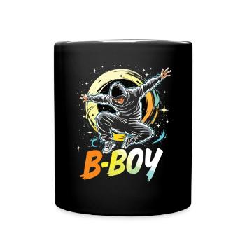B-Boy Breakdance Breakdancer Urban Hip Hop - Full Colour Mug - black - Front