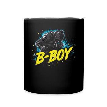 B-Boy Breakdance Breakdancer Urban Hip Hop - Full Colour Mug - black - Front