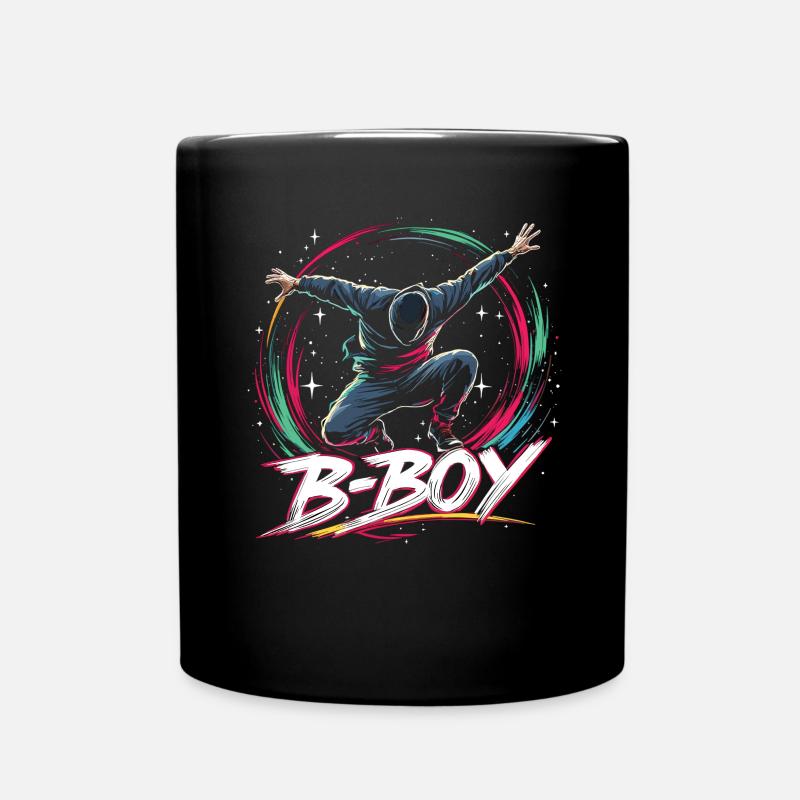 B-Boy Breakdance Breakdancer Urban Hip Hop - Tasse einfarbig - Schwarz