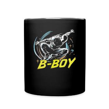 B-Boy Breakdance Breakdancer Urban Hip Hop - Full Colour Mug - black - Front