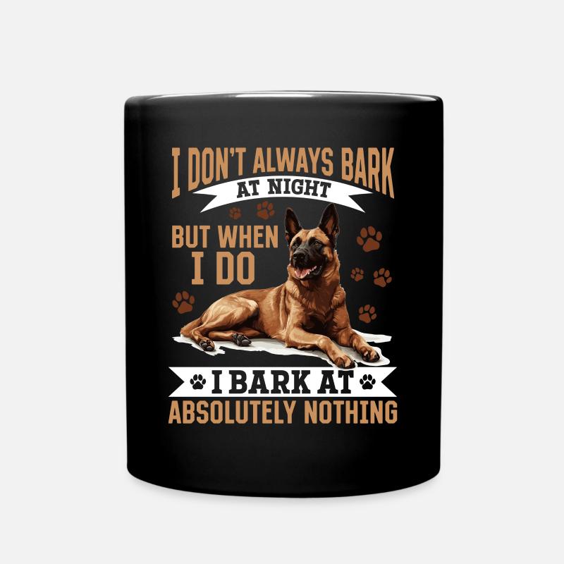 Belgian Malinois Dog Owner - Tasse einfarbig - Schwarz