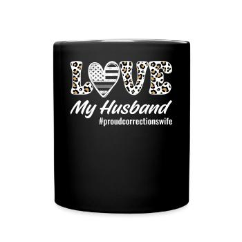 Correctional Officer Prison Woman Love My M - Full Colour Mug - black - Front