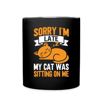 Cat Mom Gifts - Tasse einfarbig - Schwarz - Vorne