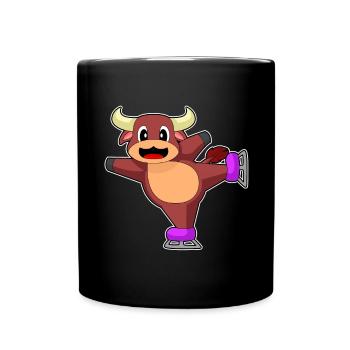 Patins à glace Bull - Mug uni - noir - Devant