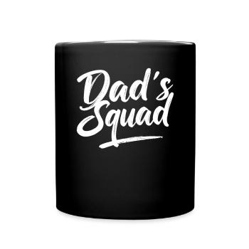 Dad's Squad Dad Dad Dad Birthday Dad - Full Colour Mug - black - Front