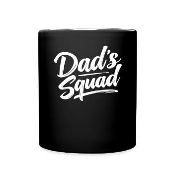Dad's Squad Dad Dad Dad Birthday Dad - Full Colour Mug - black - Front