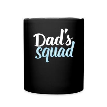 Dad's Squad Dad Dad Dad Birthday Dad - Full Colour Mug - black - Front