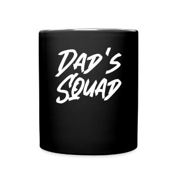 Dad's Squad Dad Dad Dad Birthday Dad - Full Colour Mug - black - Front
