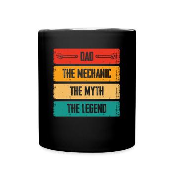 Le père de la mécanique Le mythe de la légende - Mug uni - noir - Devant
