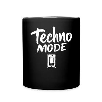 Mode Techno sur Techno Techno Musique Techno - Mug uni - noir - Devant